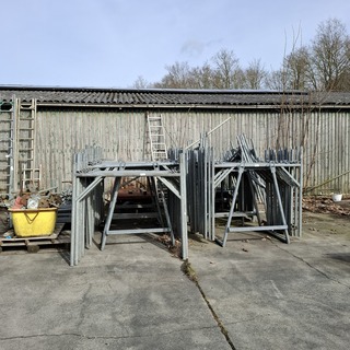 Partij steigermateriaal