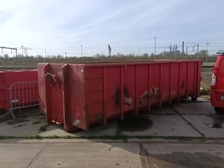 Haakarm afzetcontainer