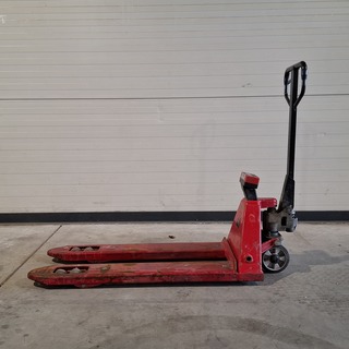 Palletwagen met weegschaal, Ravas, 2012