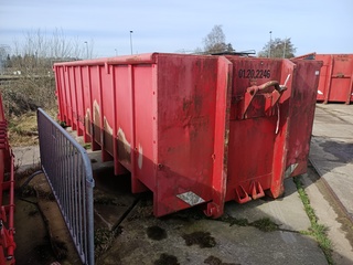 Haakarm afzetcontainer