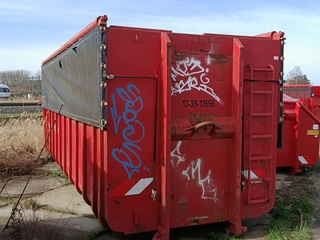 39 m³ Haakarm afzetcontainer, KTK, 2017