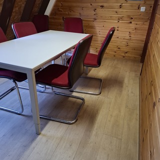 Kantinetafel met 10x stoel