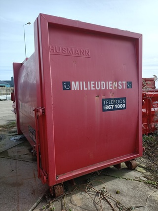 12 m³ Haakarm afzet perscontainer, Husmann, SPB 12AN-E-S, 2003