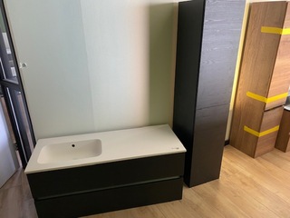 Badmeubel, HR Badmeubelen, Lorencio, black oak