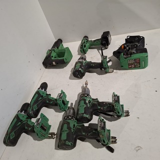 8x Accu gereedschap , Hitachi/ Hikoki