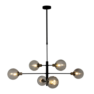 Hanglamp Constellation Steinhauer, 2709ZW, zwart, smoke, Nieuw in doos