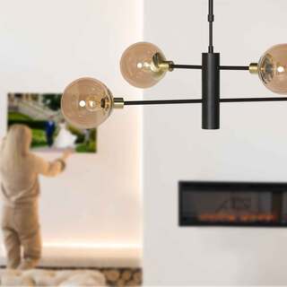 Hanglamp Constellation Steinhauer, 3805ME, zwart goud, Nieuw in doos