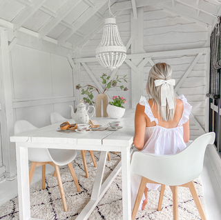 Hanglamp Ella Mexlite, 10191W, wit, Nieuw in doos