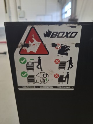 Metalen gereedschapswagen Boxo