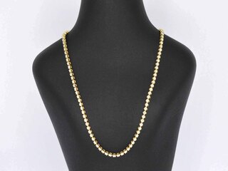 Gouden collier met 107 briljant geslepen diamanten