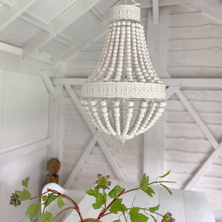 Hanglamp Ella, Mexlite, 10191W, wit, Nieuw in doos