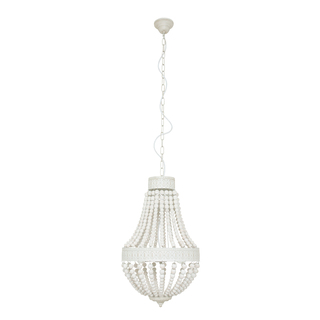 Hanglamp Ella Mexlite, 10191W, wit, Nieuw in doos