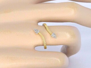 Gouden design ring met natuurlijke diamanten