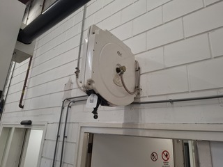 3x Slanghaspel, waarvan 2x lucht en 1x olie Samoa, Reelmaster