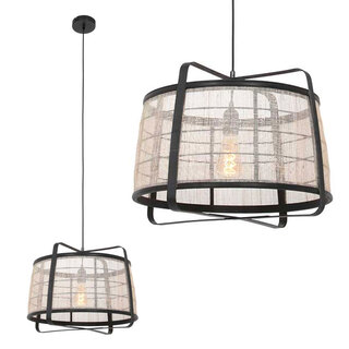 2x Hanglamp Capos Anne Light, 3511ZW, zwart bruin, Nieuw in doos