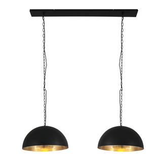 Hanglamp Semicirkel Steinhauer, 2556ZW, zwart, goud, Nieuw in doos