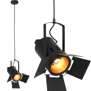 2x Hanglamp Carree Mexlite, 3379ZW, zwart smoke, Nieuw in doos