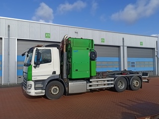 Vuilniswagen Zijlader DAF, CF330 FAN opbouw Translift systeem, bouwja
