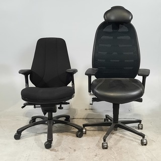 4x Bureaustoel, O.a Malmstolen