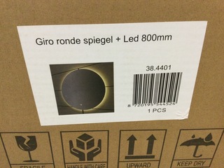 Spiegel rond + Led 80 cm, WB, Giro