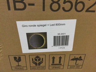 Spiegel rond + Led 80 cm, WB, Giro