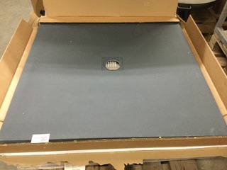 Douchevloer 100×100 cm, grijs