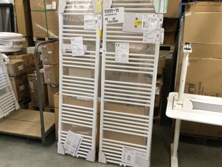 2x Radiator Décor 189,7×60 cm, Vasco, GK, wit