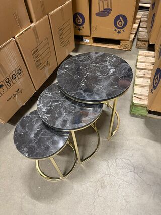 3 Delige bijzettafel