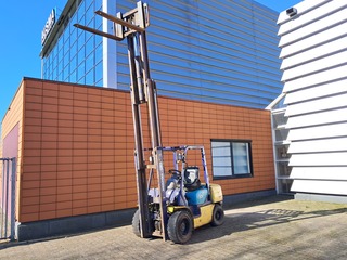 Heftruck, Komatsu, FD30T12, Geel / Bauw, 1997