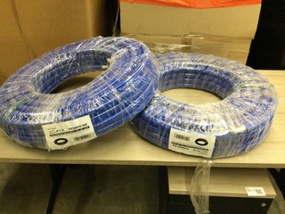 2x Meerlagenbuis met mantel, Belrad Belpex, PX16B50-ISO, blauw