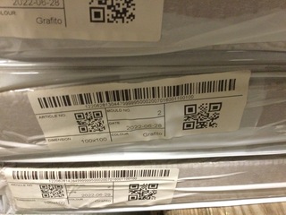 Douchevloer 100×100 cm, grijs