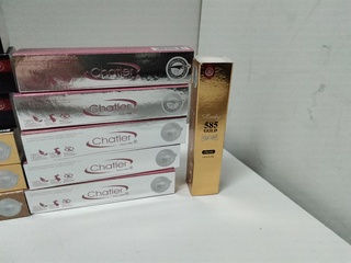 Ca. 28x Tester flesjes parfum, Chatter