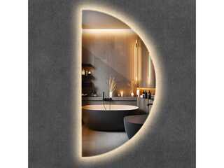 Badkamerspiegel halve maan 100×180 cm, Karo