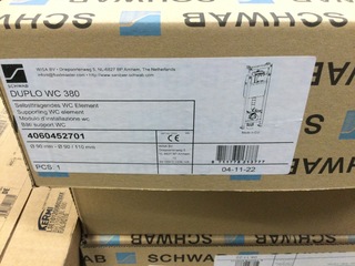 Toilet reservoir, Schwab, Duplo WC 380