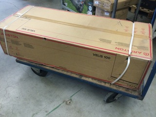 Elektrische platte boiler, Ariston, Velis Evo Pro 100, wit