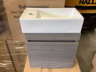 Fontein + Meubel Grey Oak 40 cm, Karo, grey oak