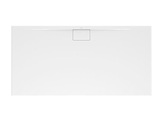 Douchebak 160×70 cm, Villeroy & Boch, Architectura Metalrim, wit alpin