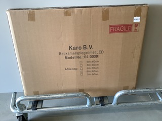 Badkamerspiegel + Led 60×80 cm, Karo, 64.0039