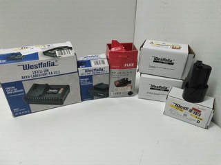 Diverse accu’s en laders Westfalia/Flex