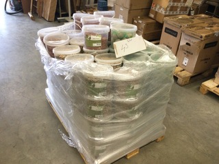 Ca. 43x Emmers met vogelvoer verschillende soorten, ED