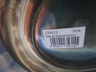 2x Originele verzilverde wijnkoelers, Fink Silber