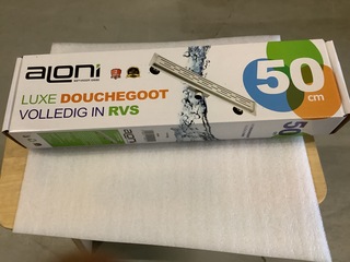 Douchegoot RVS 50 cm, Aloni