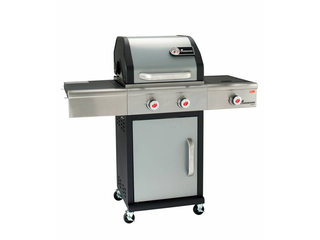 Gas barbecue, Landmann, Triton 2 + 1, zilver