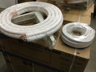 Split airconditioning set incl. slangen, Ocel Air