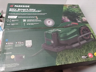 Robot grasmaaier + accu en laadstation Parkside