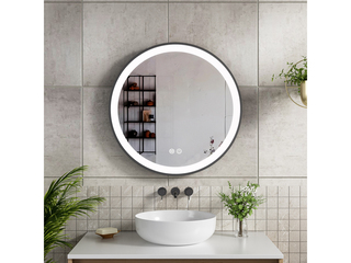 Spiegel vierkant 80×80 + Led en verwarming, Karo