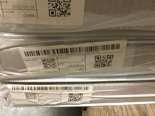 Douchevloer 100×100 cm, grijs