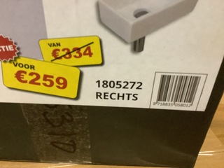 Fonteinpack complete set, Solid Sanitair, Solid 36, wit