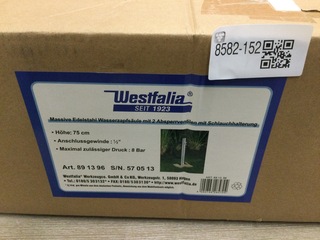 Waterzuil RVS 75 cm hoog, Westfalia Wasserwelten, 891396