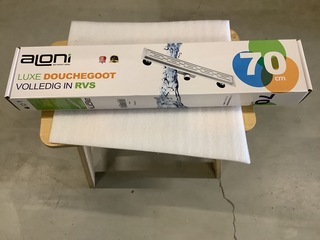 Douchegoot RVS 70 cm, Aloni